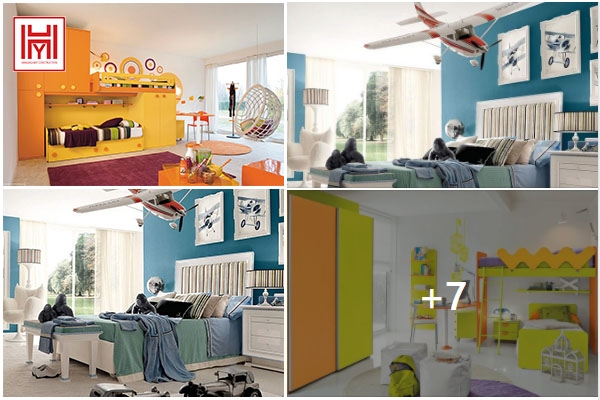 3 Style màu thiết kế nội thất phòng ngủ hiện đại cho bé yêu.