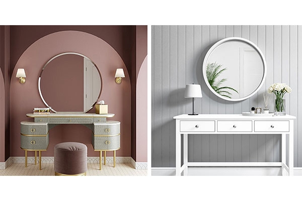 Cách chọn kích thước lý tưởng nhất cho bàn trang điểm