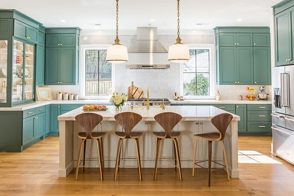 Tone màu cho phòng ăn gia đình thu hút