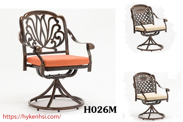 Top 4 Mẫu Ghế Xoay Sân Vườn Khung Nhôm tại TPHCM
