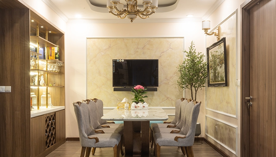 BỘ BÀN ĂN TÂN CỔ ĐIỂN SANG TRỌNG