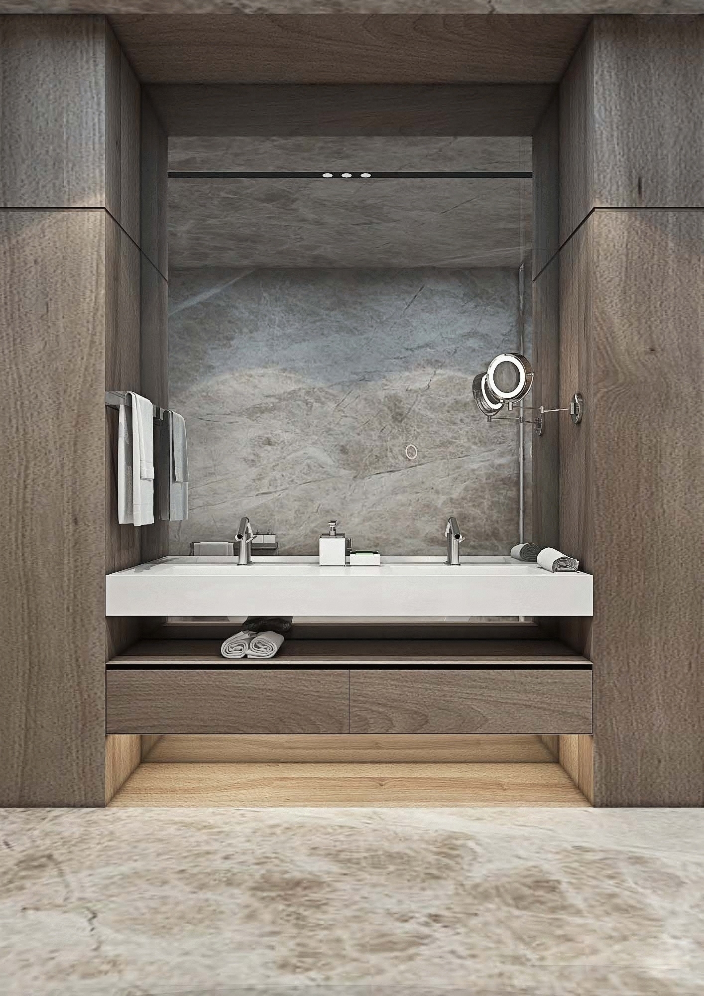 Tủ Lavabo Treo Đôi Cao Cấp Dual Comfort – Đỉnh Cao Tiện Nghi Cho Phòng Tắm Hiện Đại