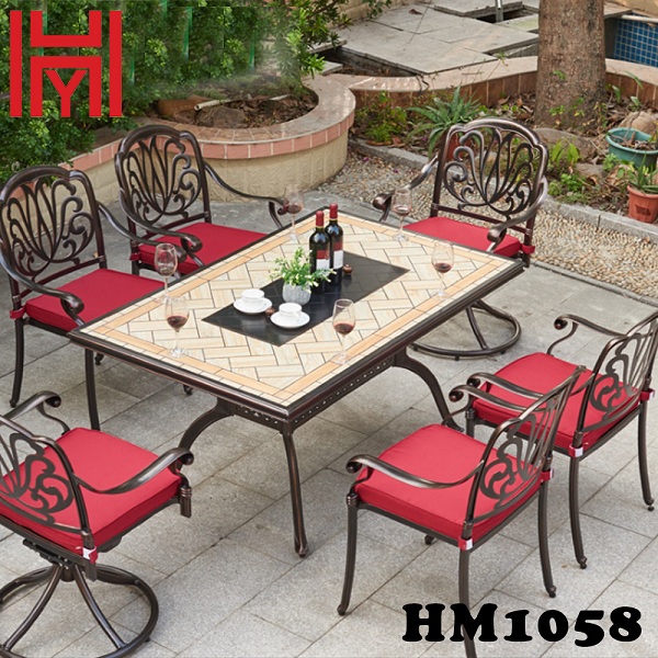 BÀN NƯỚNG ĐIỆN SÂN VƯỜN HM1058