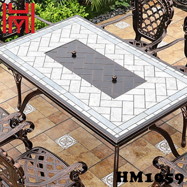 BÀN NƯỚNG ĐIỆN SÂN VƯỜN HM1059