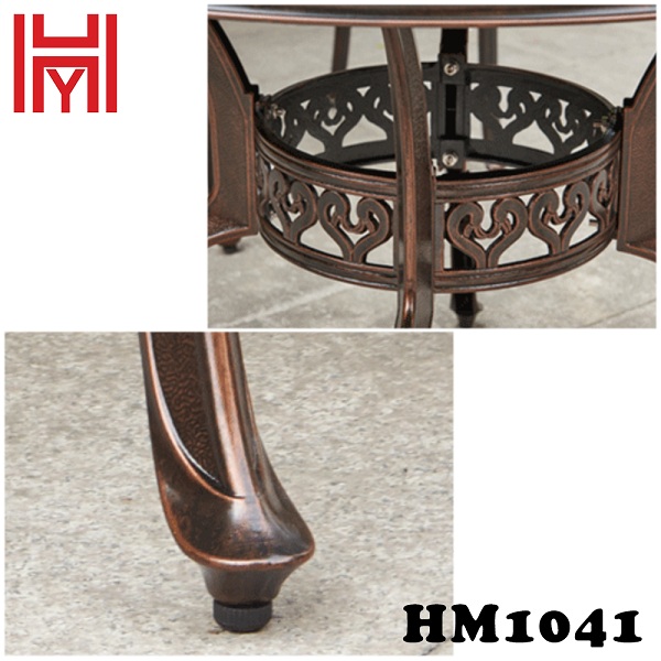 BÀN SÂN VƯỜN HM1041 ĐÁ GỐM ĐỎ