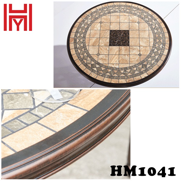 BÀN SÂN VƯỜN HM1041 ĐÁ GỐM ĐỎ