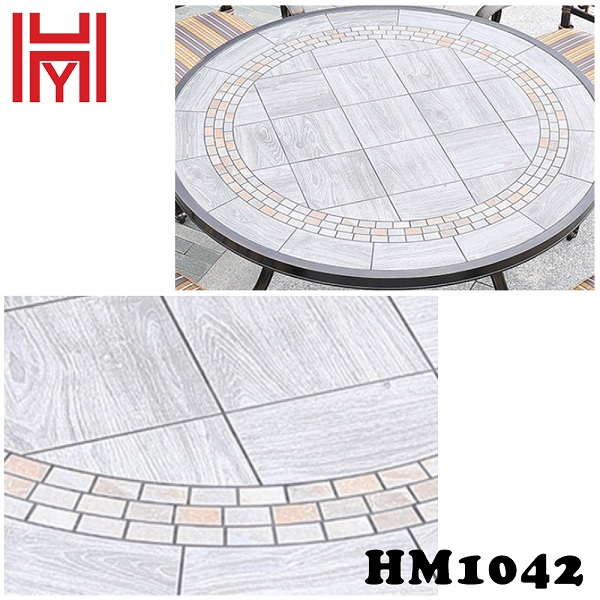 BÀN SÂN VƯỜN HM1042 ĐÁ VÂN GỖ