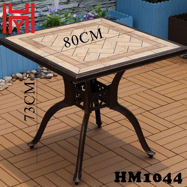 BÀN SÂN VƯỜN HM1044 VUÔNG