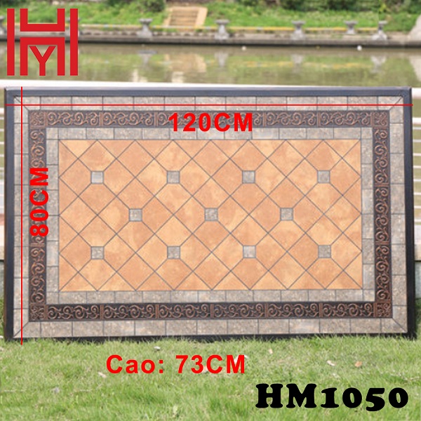 BÀN SÂN VƯỜN CHỮ NHẬT NHỎ HM1050 