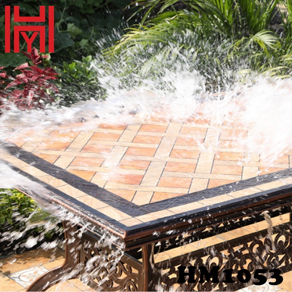 BÀN SÂN VƯỜN HM1053 MÀU GẠCH