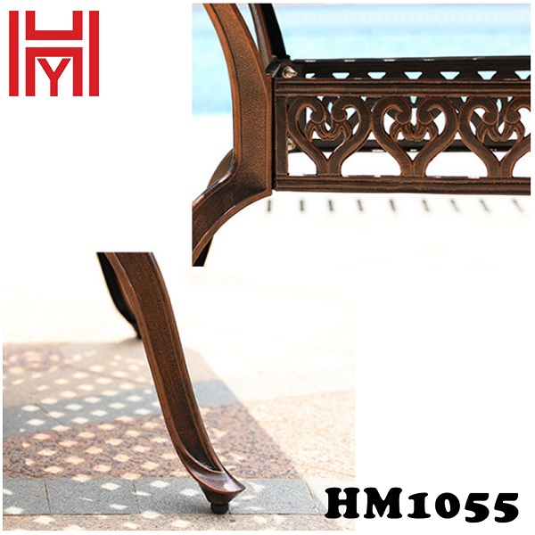 BÀN SÂN VƯỜN HM1055 ĐÁ GỐM ĐỎ