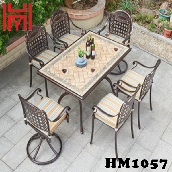 BÀN SÂN VƯỜN HM1057 CAM ĐẤT