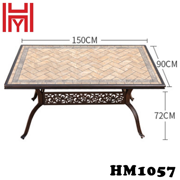 BÀN SÂN VƯỜN HM1057 CAM ĐẤT