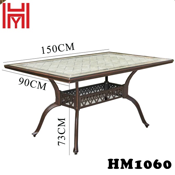 BÀN SÂN VƯỜN HM1060 BẠCH NGỌC VÂN