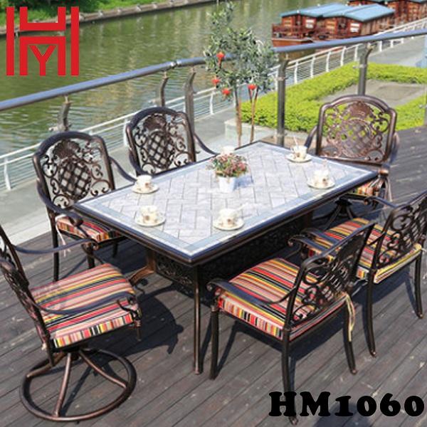 BÀN SÂN VƯỜN HM1060 BẠCH NGỌC VÂN