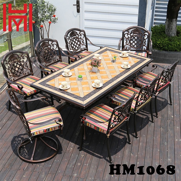 BÀN SÂN VƯỜN MÀU GẠCH NGÓI HM1068 ĐẠI