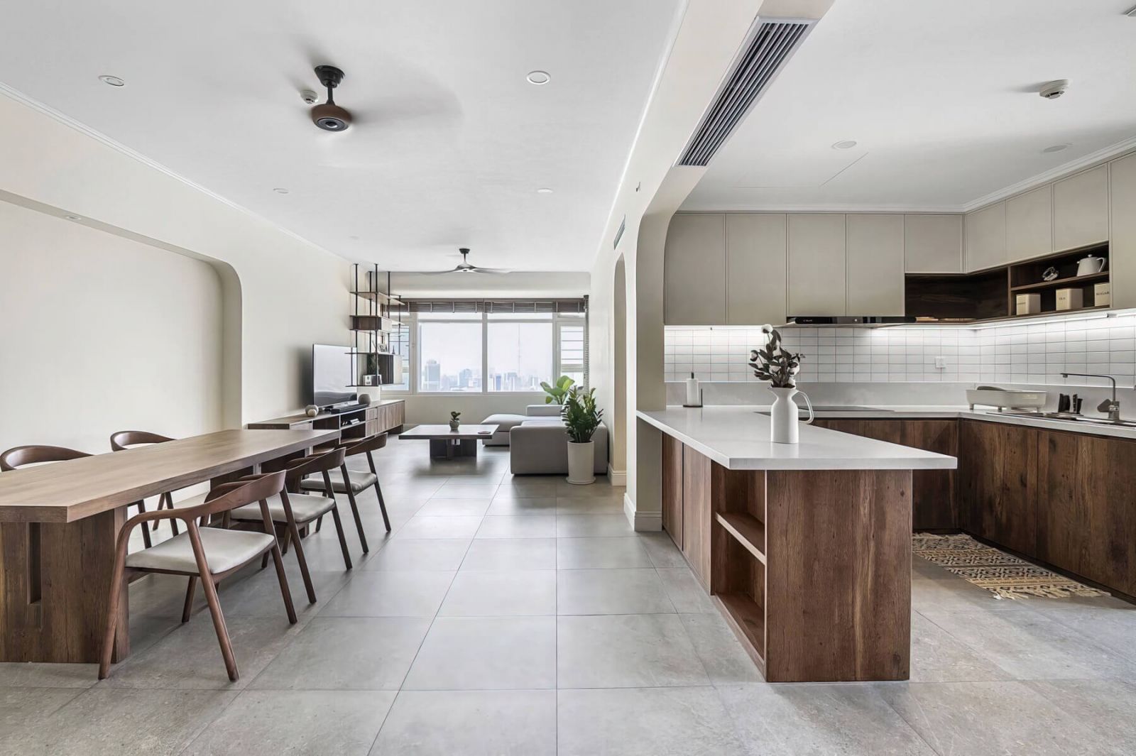 Nội thất căn hộ 140m2 báo giá trọn gói tại Hằng Nghiệp