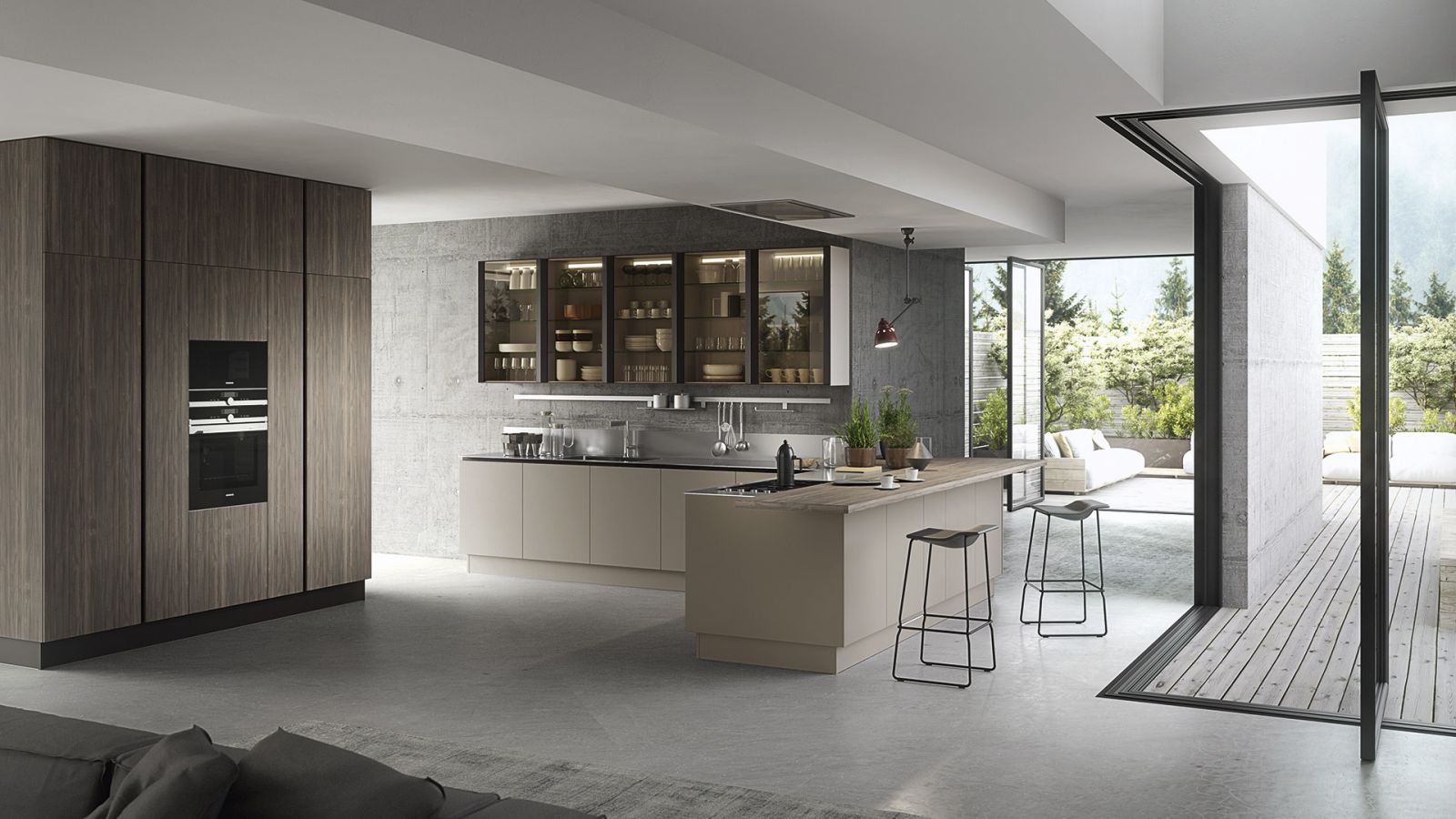 Bốn chất liệu bề mặt ưu việt cho hệ tủ gia đình.